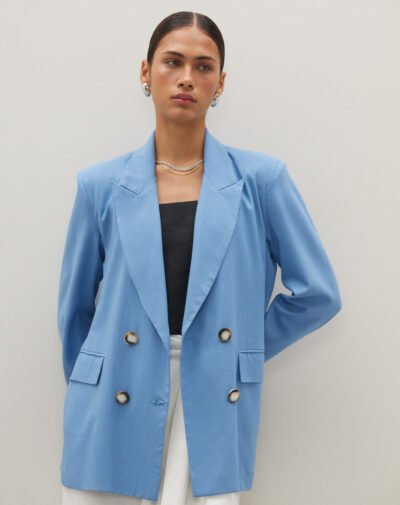 Alternative view of Blazer Oversized Azul Jeans