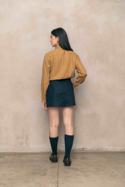 Alternative view of Short Saia Camila Azul Marinho