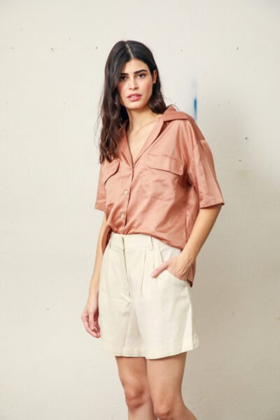 Camisa Manga Curta Chocolate