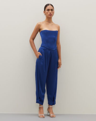 Calça Cenoura Ziva Azul Bic