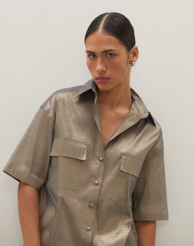 Alternative view of Camisa Manga Curta Oversized Fendi