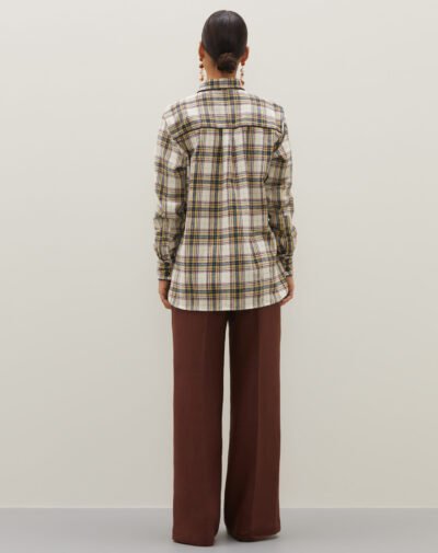 Alternative view of Camisa Boyfriend Xadrez