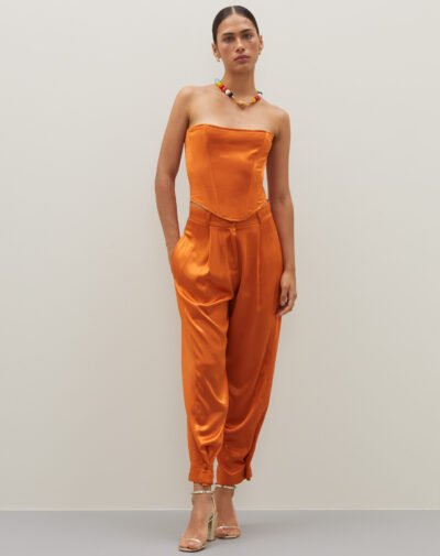 Calça Cenoura Ziva Orange Flame