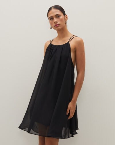 Vestido Amarração Preto