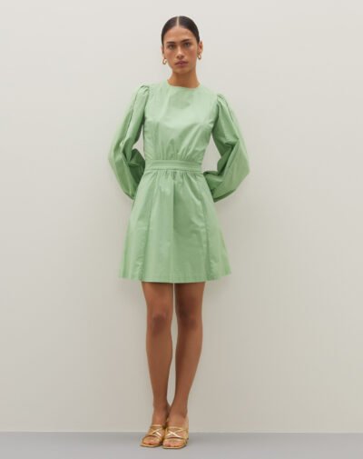 Vestido Marina Verde Maçã