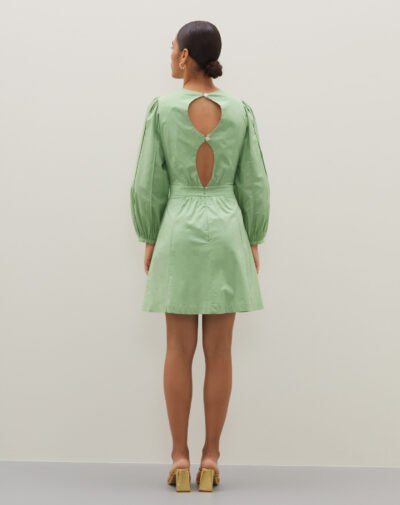 Alternative view of Vestido Marina Verde Maçã