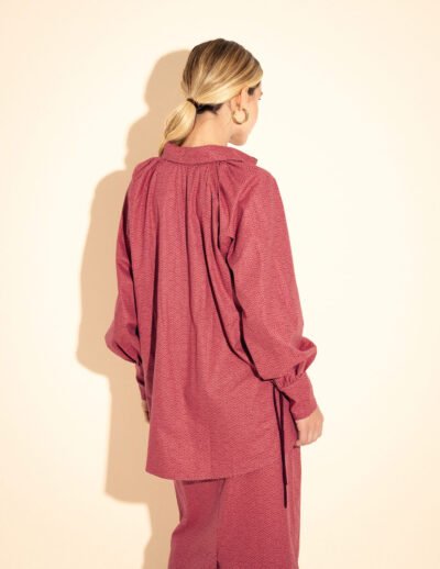 Alternative view of Camisa Manga Bufante Art Deco