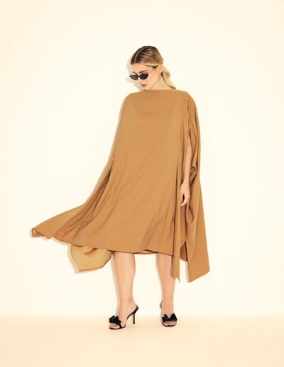 Vestido Midi Mila Camelo