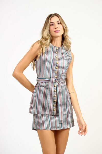 Colete Aurora Listrado