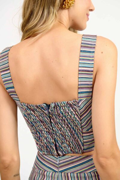 Alternative view of Top Celina Listrado