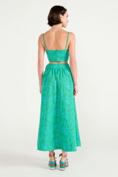 Alternative view of Saia Classic Midi Laise Verde