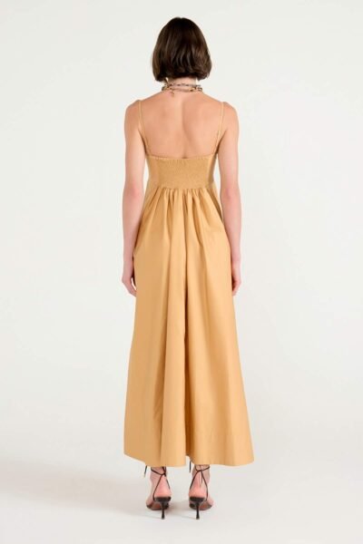 Alternative view of Vestido Longo Puglia Camelo