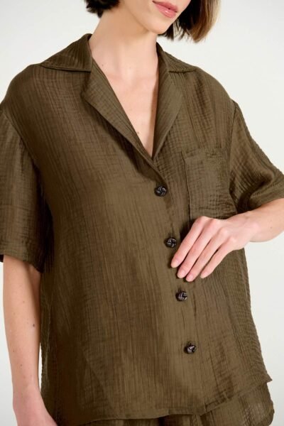 Alternative view of Camisa Manga Curta Sublime Verde