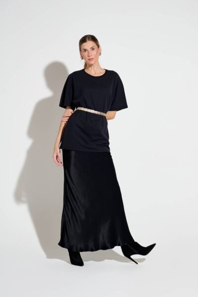 T-shirt Basic Oversized Preto