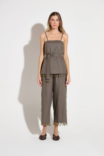 Blusa TQC Esmeralda Medalhas Cinza