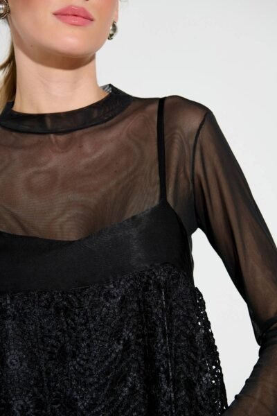 Camiseta ML Tule Preto