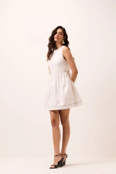 Vestido Curto Julia Off White