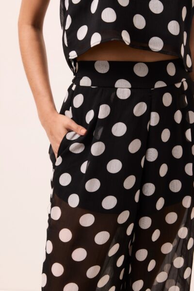 Alternative view of Calça Pantalona de Pois