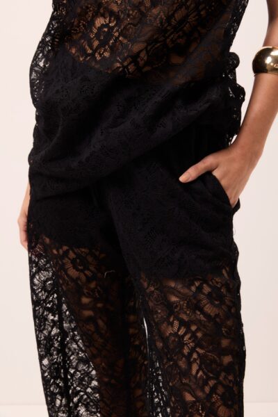 Alternative view of Calça Renda Preta