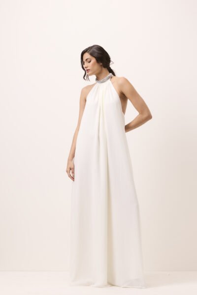 Vestido Longo Paula Off White