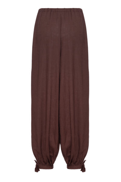 Alternative view of Calça Aladim Linho Marrom